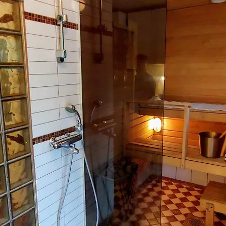 ゲストハウス Oma Sisaeaenkaeynti, Sauna Ja Poreallas Puutalossa ポリ